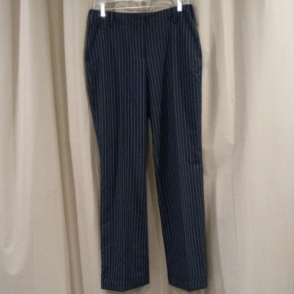 Lands End dress pants size 8 pinstripe